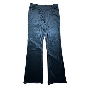 AG JEANS ALEXXIS BOOT WOMEN'S 31 BLACK VELVET HIGH RISE BOOTCUT NWT